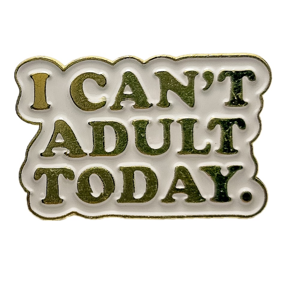 Pin I can't adult today