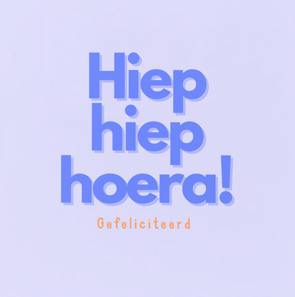 Hiep hiep hoera!