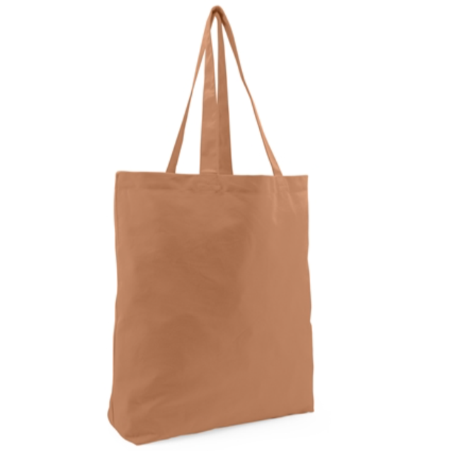 Licht bruine XL Shopper. Voor jou personaliseren wij deze met liefde